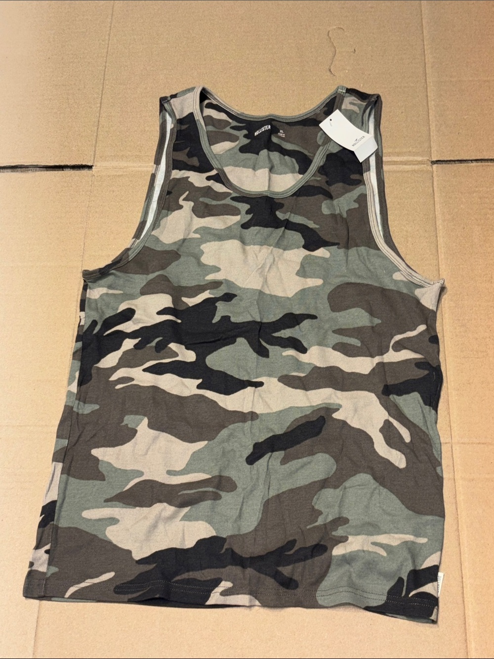 Hollister Camo Tank Top - Green Camo